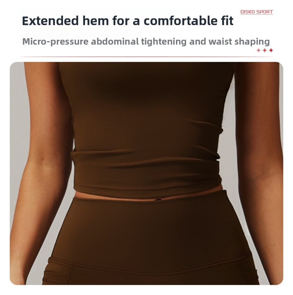 One-Shoulder Cloud-Feel Sculpting Yoga Tank Custom Available