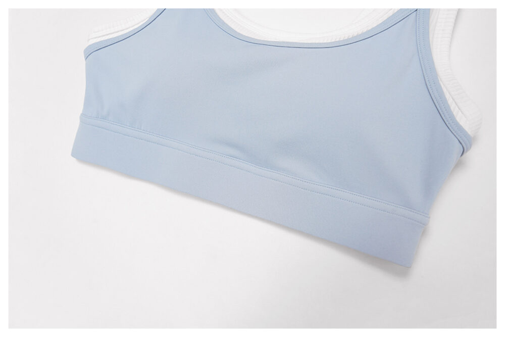 详情-62 2-in-1 Contrast Ribbed High-Support Yoga Bra Custom Available