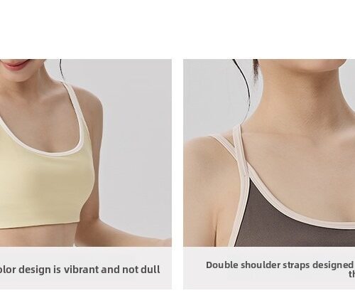 Seamless Color-Block Nude-Feel Yoga Set Custom Available