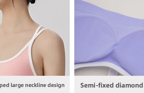 Seamless Color-Block Nude-Feel Yoga Set Custom Available