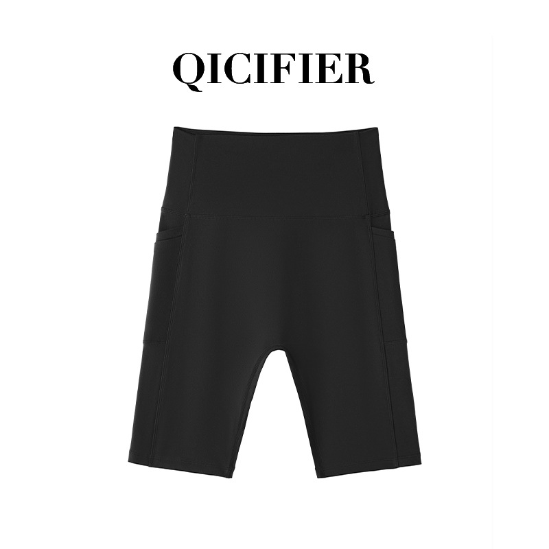 sku-1-黑色 High-Waisted Anti-Chafing Yoga Skort