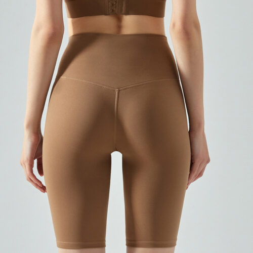 详情-21 High-Waisted Butt-Lifting 5-Point Yoga Shorts