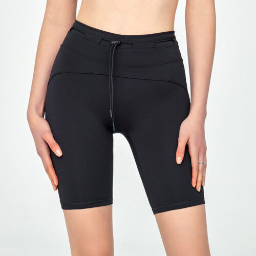 详情-23 High-Waisted Butt-Lifting 5-Point Cycling Shorts Custom Available