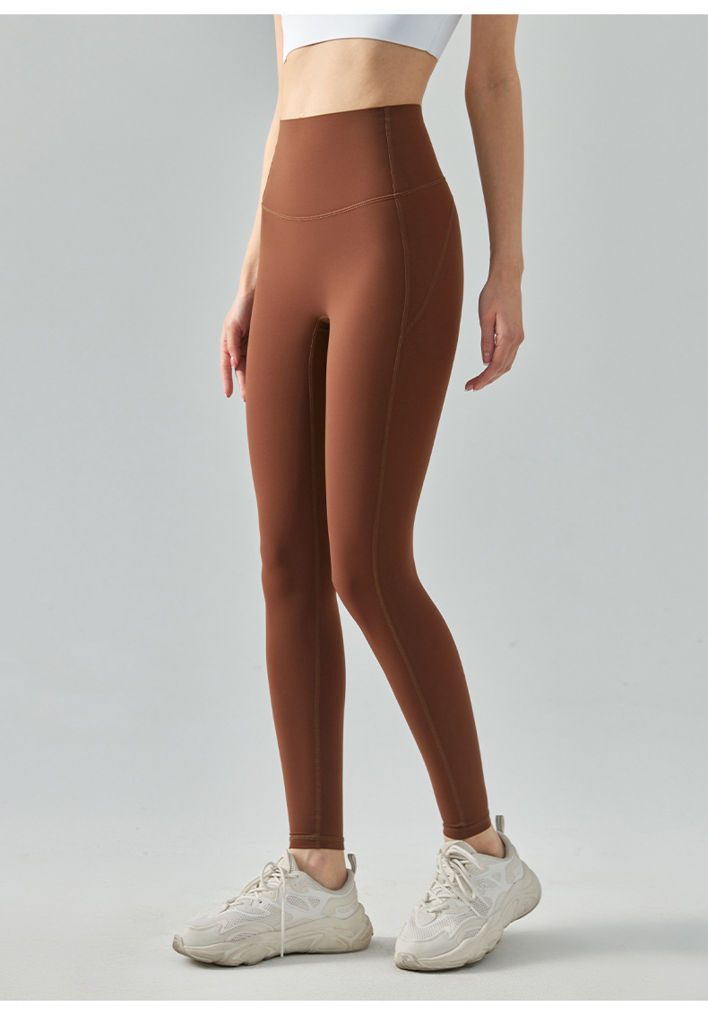 详情-23 High-Waisted Sculpting Compression Yoga Leggings