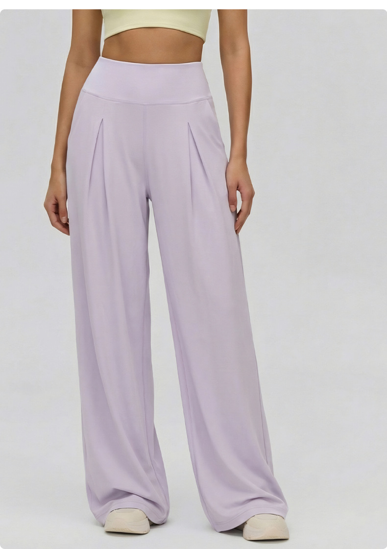 详情-24 High-Waisted Straight-Leg Yoga Training Pants Custom Available