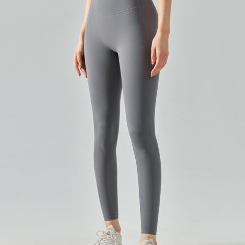 详情-24 High-Waisted Sculpting Compression Yoga Leggings