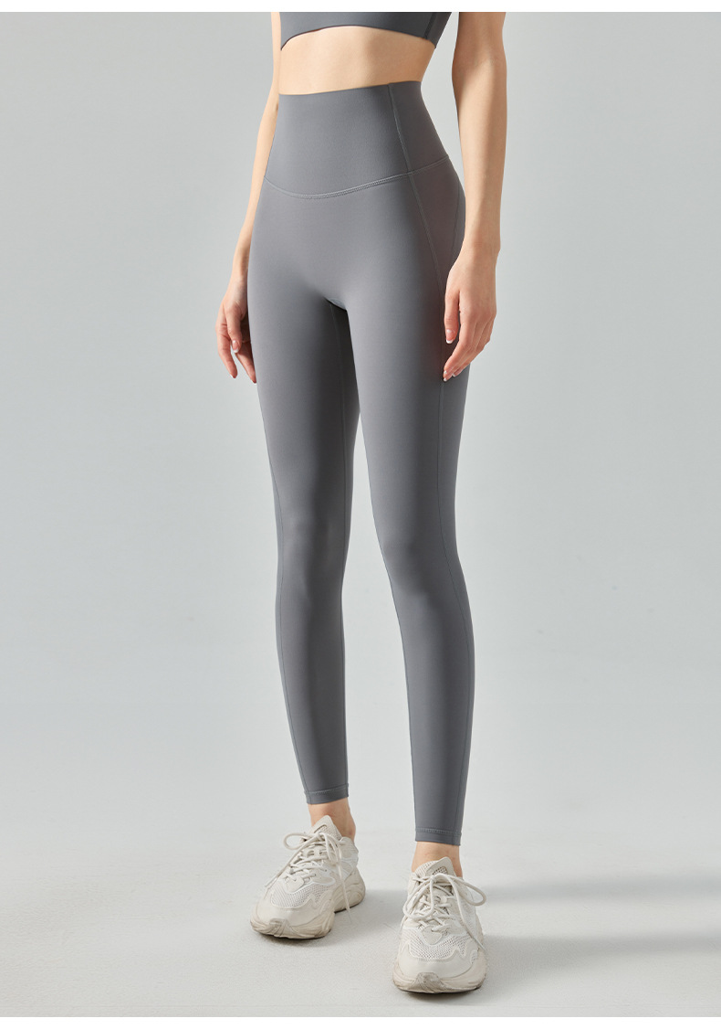 详情-24 High-Waisted Sculpting Compression Yoga Leggings