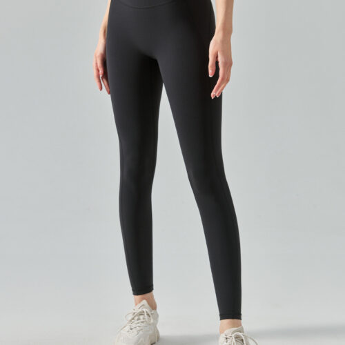 详情-28 High-Waisted Sculpting Compression Yoga Leggings