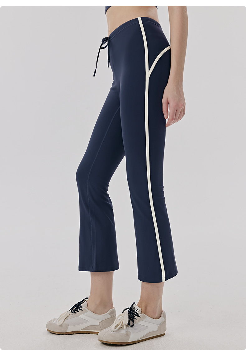 High-Waisted Flared 8-Point Yoga Pants  Custom Available