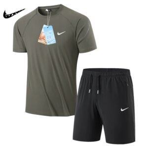1049607254095_1359-1.jpg Men's Sports Set (2-Piece) Ice Silk Quick-Dry Breathable Summer HJ001