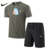 1049607254095_9386-1.jpg Men's Sports Set (2-Piece) Ice Silk Quick-Dry Breathable Summer HJ001