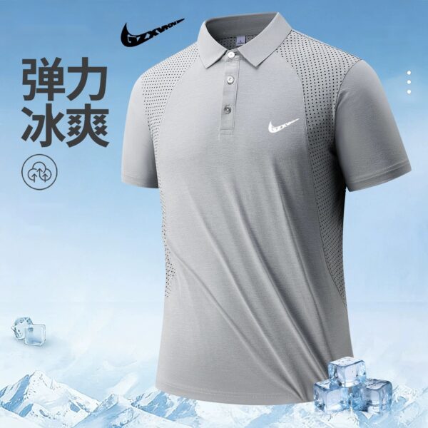 Men's Polo Shirt Ice Silk Breathable Summer 201758-62