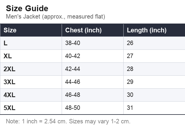 Size Guide