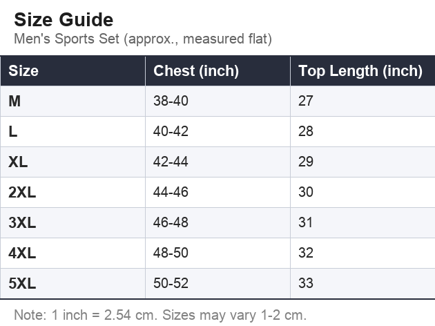 Size Guide