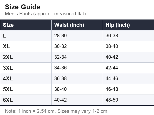 Size Guide