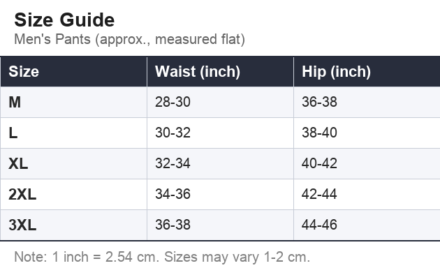 Size Guide