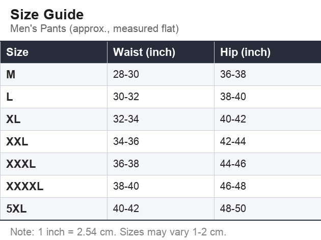 Size Guide