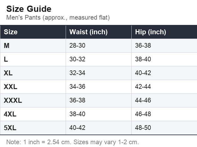 Size Guide