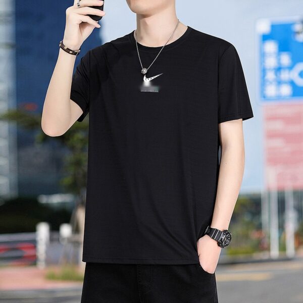 Men's Short Sleeve T-Shirt - Ice Silk - Summer