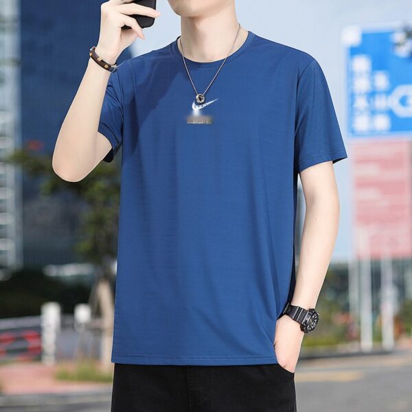 Men's Short Sleeve T-Shirt - Ice Silk - Summer