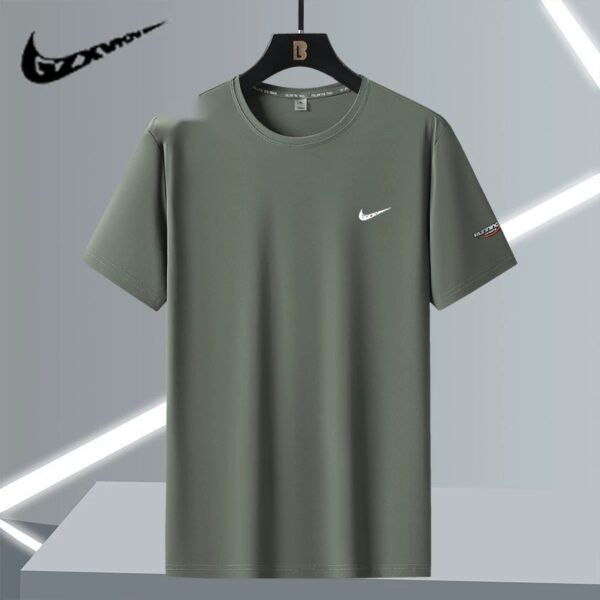 Men's T-Shirt Ice Silk Quick-Dry Plus Size Spring/Fall NYK8812