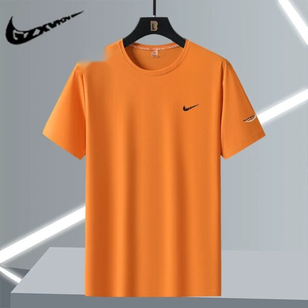 Men's T-Shirt Ice Silk Quick-Dry Plus Size Spring/Fall NYK8812