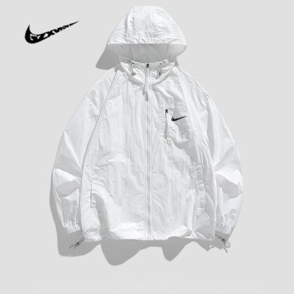 Men's Sun Protection Jacket Ice Silk Breathable Couple Style Summer 1818