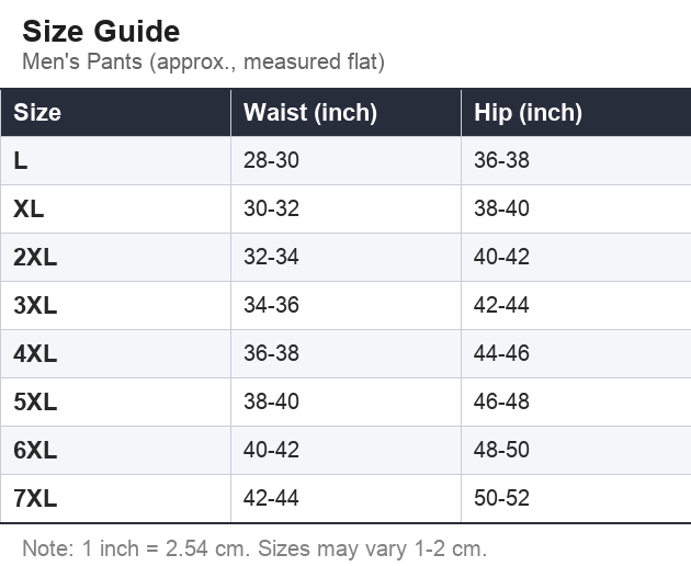 Size Guide
