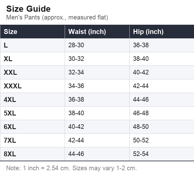 Size Guide