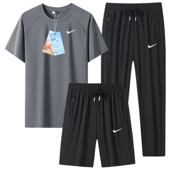 Men's Sports Set (2-Piece) Quick-Dry Breathable Summer A001