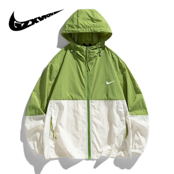 Men's Sun Protection Jacket Ice Silk Breathable Couple Style Summer 6102