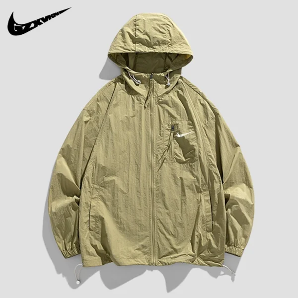 Men's Sun Protection Jacket Ice Silk Breathable Couple Style Summer 1818