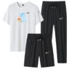 Men's Sports Set (2-Piece) Quick-Dry Breathable Summer A001