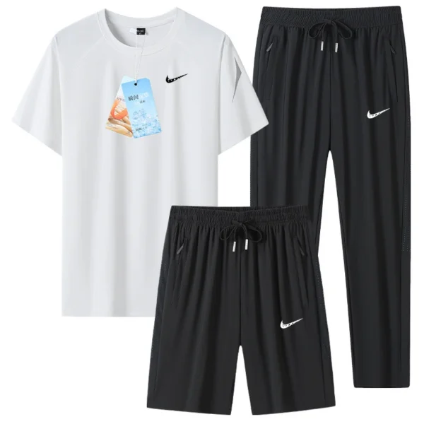 Men's Sports Set (2-Piece) Quick-Dry Breathable Summer A001