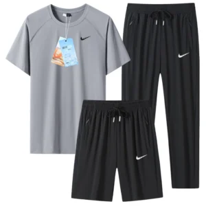 Men's Sports Set (2-Piece) Quick-Dry Breathable Summer A001