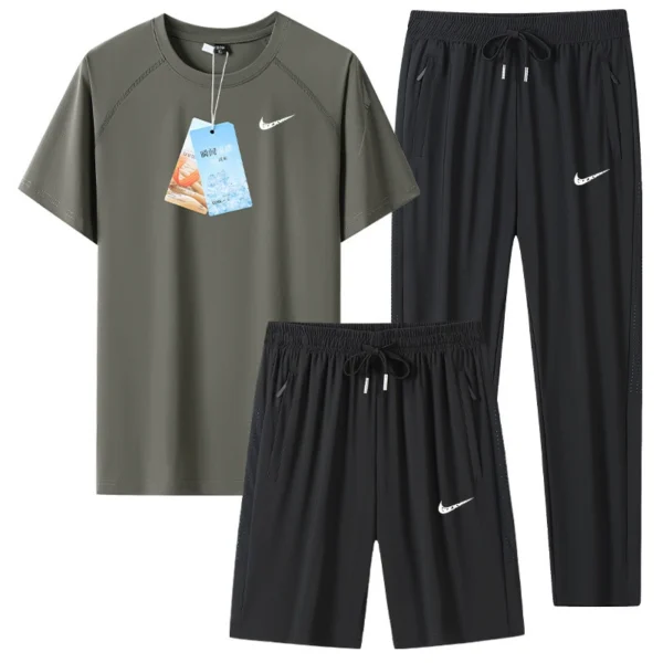 Men's Sports Set (2-Piece) Quick-Dry Breathable Summer A001