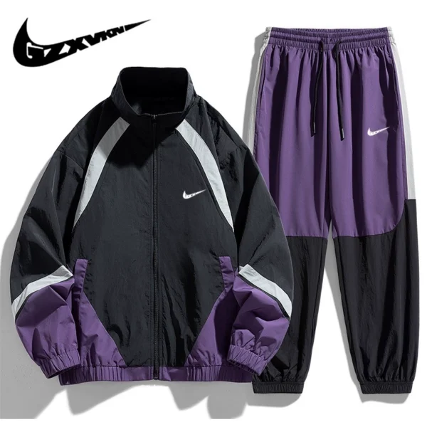 O1CN01HCRqC129v8f8xpgZX_2214044128129-0-cib.jpg_.webp Men's Sports Set (2-Piece) Couple Style Spring/Fall AP-TZ9390