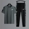 Men's Sports Set (2-Piece) Ice Silk Quick-Dry Summer A1-56-1908