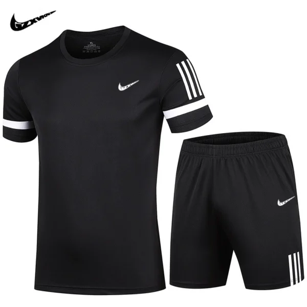 Men's Sports Set (2-Piece) Ice Silk Quick-Dry Summer BEB371