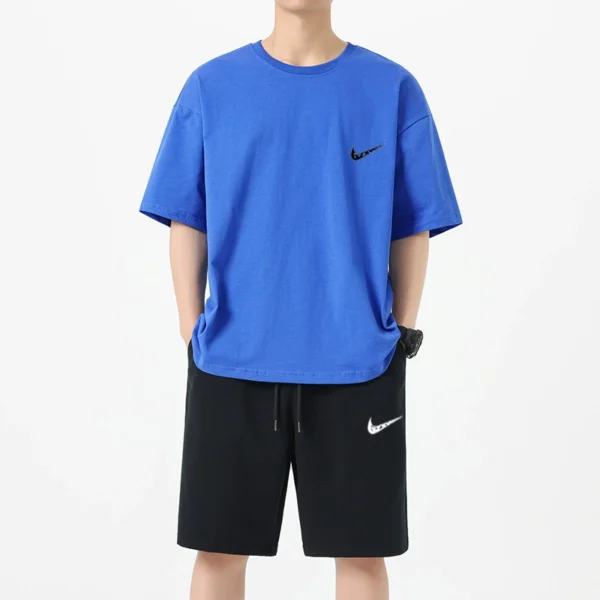 Men's Sports Set (2-Piece) Cotton Summer KQ-2312
