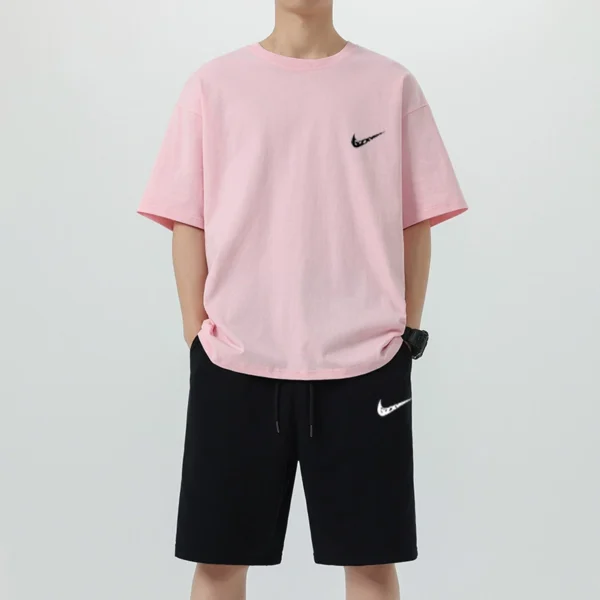 Men's Sports Set (2-Piece) Cotton Summer KQ-2312