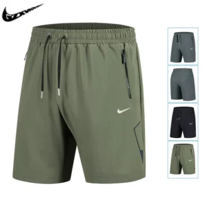 Men's Mid-Length Shorts Ice Silk Plus Size Y8