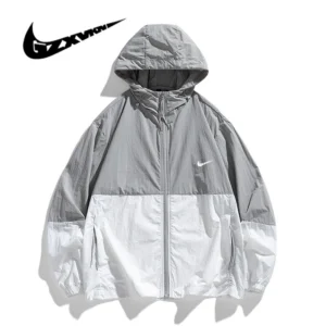 Men's Sun Protection Jacket Ice Silk Breathable Couple Style Summer 6102