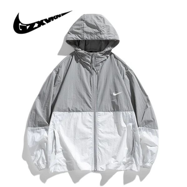Men's Sun Protection Jacket Ice Silk Breathable Couple Style Summer 6102