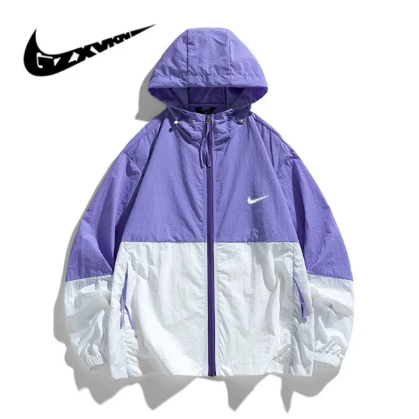 Men's Sun Protection Jacket Ice Silk Breathable Couple Style Summer 6102