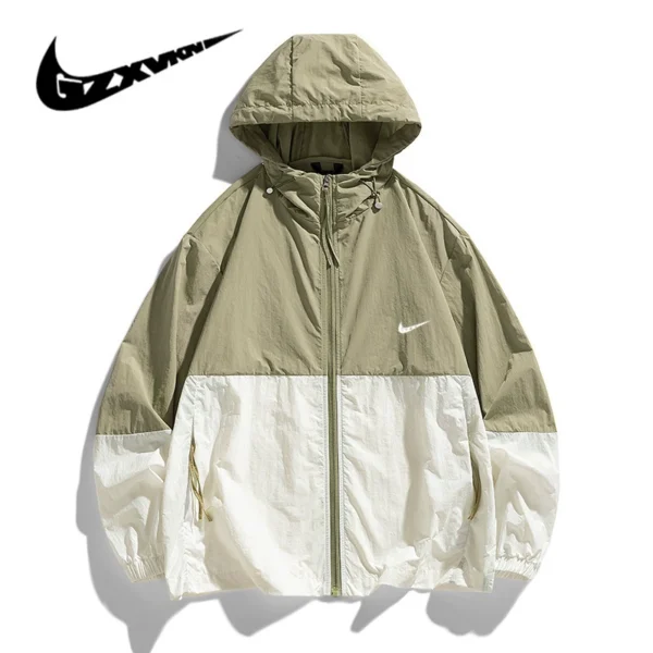 Men's Sun Protection Jacket Ice Silk Breathable Couple Style Summer 6102