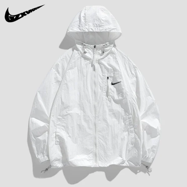 Men's Sun Protection Jacket Ice Silk Breathable Couple Style Summer 1818