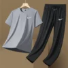 Men's Sports Set (2-Piece) Ice Silk Summer A001