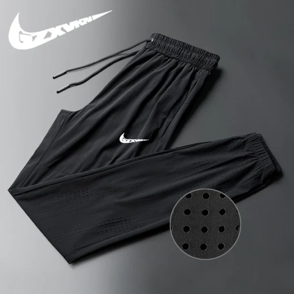 Men's Quick-Dry Pants Ice Silk Breathable Plus Size Summer 0505