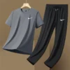 Men's Sports Set (2-Piece) Ice Silk Summer A001